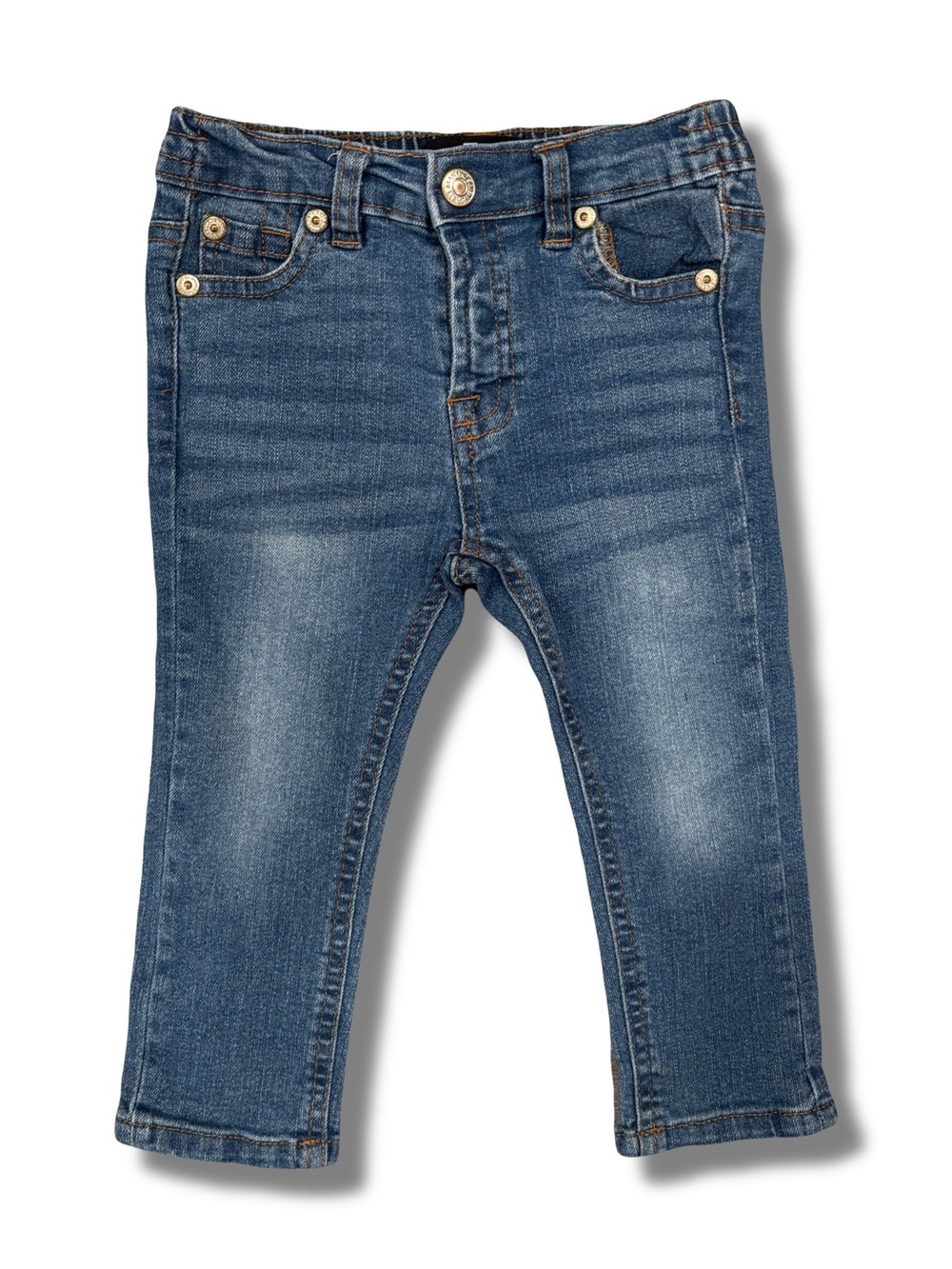 7 For All Mankind Denim Jeggings Jeans 18 Months Unisex Elastic Waist Pockets